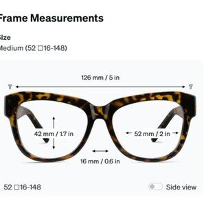 Square Glasses 123925 Tortoiseshell Eyeglasses FRAMES ONLY!